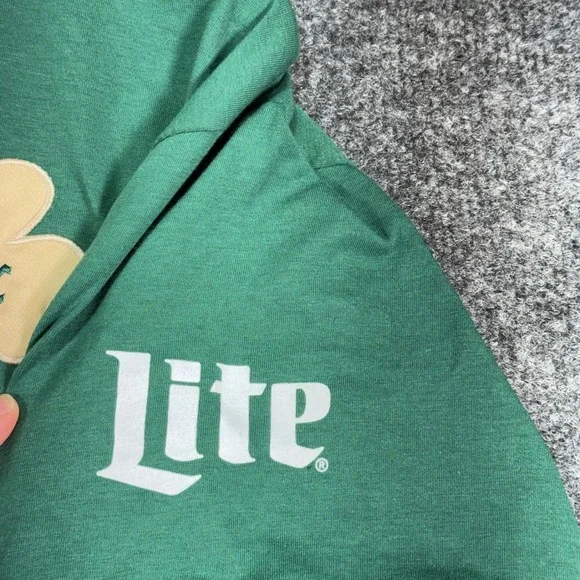 Chicago White Sox Polo Rugby Shirt Men's XL Green St Patrick's Day Miller Lite - Picture 6 of 11